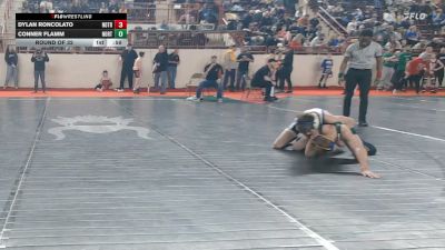 95_B lbs Round Of 32 - Dylan Roncolato, Notre Dame Green Pond vs Conner Flamm, Northern Lebanon