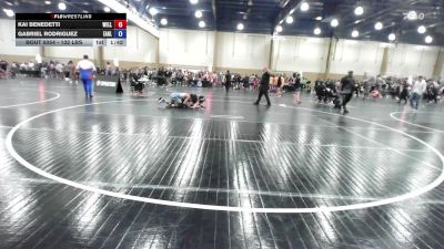 132 lbs Round Of 16 - Kai Benedetti, Wellington Wrestling vs Gabriel Rodriguez, Eagle Wrestling Club