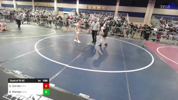 109 lbs Consi Of 16 #2 - Uriah Correa, Servite HS vs Ryder Montes, Schurr Wrestling