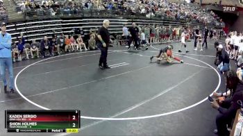 80 lbs Quarterfinals (8 Team) - Kaden Sergio, Iowa USA Red vs Shion Holmes, Team Missouri