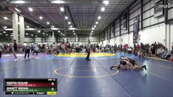 85 lbs Round 1 (4 Team) - Emmett Brown, GREAT BRIDGE WRESTLING CLUB vs Griffin McNair, CAPITAL CITY WRESTLING CLUB