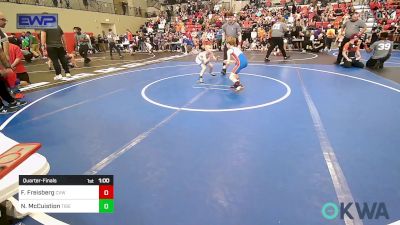 58 lbs Quarterfinal - Franz Freisberg, Caney Valley Wrestling vs Nash McCuistion, Tiger Trained Wrestling