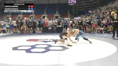 132 lbs Champ. Rd Of 256 - Lincoln Werner, Alaska vs Teagan Caciolo, Pennsylvania