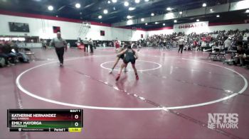 100 lbs Champ. Round 1 - Katherine Hernandez, Bell Gardens vs Emily Mayorga, Eisenhower