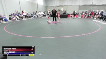 95 lbs Semis & 3rd Wb (16 Team) - Phoenix West, Kansas vs Siera Becker, Iowa