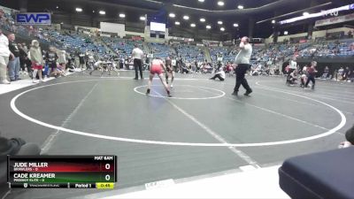 84 lbs Cons. Round 4 - Cade Kreamer, Prodigy Elite vs Jude Miller, Brawlers