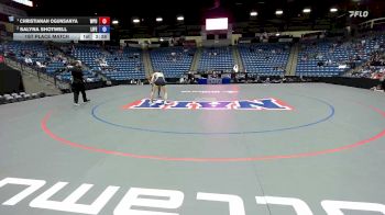 117 lbs 1st Place Match - Christianah Ogunsanya, William Penn vs Salyna Shotwell, Life