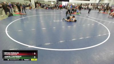 106 lbs Quarterfinal - Bryan Morales, Gladiator Wrestling vs Aaron Contreras, Legacy Wrestling Center