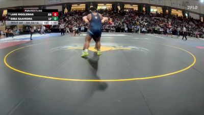 285-2A/1A Quarterfinal - Sima Saavedra, La Plata vs Lane Riggleman, Brunswick