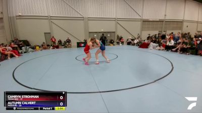 164 lbs Round 3 (6 Team) - Camryn Strohman, Texas Red vs Autumn Calvert, Missouri