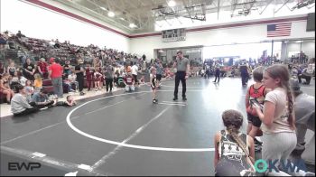 43 lbs Consi Of 8 #1 - Trek Castor, Woodward Youth Wrestling vs Elwood Manley, Perry Wrestling Academy