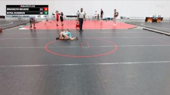 55/62 Round 5 - Brooklyn McLeod, Bison Takedown Club vs Myra Shannon, Longwood Wrestling Club