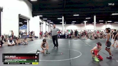 64 lbs Round 3 (6 Team) - Jackson Strittmatter, Buffalo Valley WC vs Jack Seeley, Warhawks Wrestling