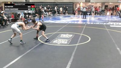 107 lbs Quarterfinals (8 Team) - Diego Martinez, Marion Central Catholic, IL vs Eli Mayer, Vacaville, CA