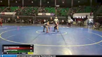 126 lbs Semifinal - Damon Clayton, Dora vs DEVIN PENNINGTON, Deshler