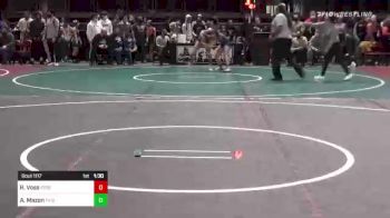 50 lbs Quarterfinal - Redek Voss, Roseburg Mat Club vs Axavier Mazon, PV Bighorns