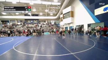 126 lbs Cons. Round 3 - Heitor Cruz, Alta vs Braylon Davis, Delta High School