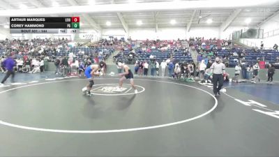 144 lbs Cons. Round 1 - Arthur Marques, Lehi vs Corey Hammond, Pleasant Grove