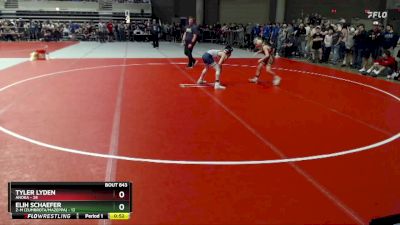 80 lbs 3rd Place Match - Elih Schaefer, Z-M (Zumbrota/Mazeppa) vs Tyler Lyden, Anoka