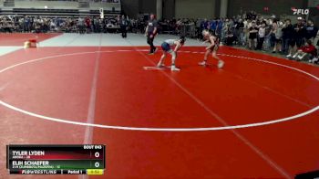 80 lbs 3rd Place Match - Elih Schaefer, Z-M (Zumbrota/Mazeppa) vs Tyler Lyden, Anoka