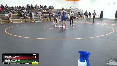 157-165 A Round 5 - Edward Tonelli, Clear Creek-Amana vs Bryce Lawrence, Western Dubuque