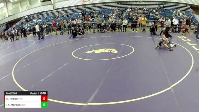 10U Boys - 77 lbs Cons. Round 3 - Nicholas Friess, Ringers Wrestling Club vs Allanzo Moreno, Yorktown Wrestling Club