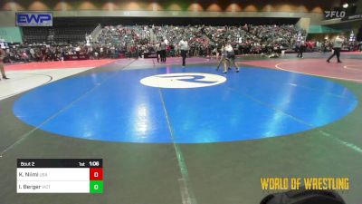 98 lbs Round Of 32 - Kellan Niimi, USA Gold vs Isabella Berger, Victory Wrestling Club,wa