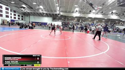 141 lbs Cons. Round 2 - Kohen Coffman, Benedictine College vs Tugg Taylor, Dickinson State (N.D.)