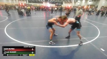 126 lbs Champ. Round 2 - Alex Bumba, IA vs Cyler Ruhoff, MN
