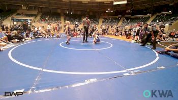 61 lbs Rr Rnd 1 - Jaxon Ditmore, Team Tulsa NDT vs Kaden Decker, MOJO Mulisha 9U