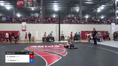 57 kg Round Of 16 - Alan Koehler, Nebraska Wrestling Training Center vs Carson Wagner, Bearcat Wrestling Club