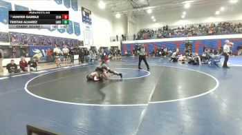 138 lbs Champ. Round 1 - Tristan Alvarez, Lake City vs Hunter Gamble, Clearwater Valley