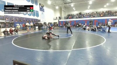138 lbs Champ. Round 1 - Tristan Alvarez, Lake City vs Hunter Gamble, Clearwater Valley