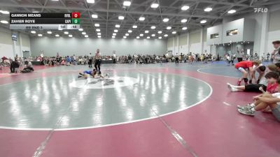 80 lbs Rr Rnd 3 - Gannon Means, Revival Riddlers - EL vs Zavier Roye, Capital City Wrestling Club - EL