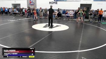 127 lbs Quarterfinal - Eliza Anders, Fairbanks Wrestling Club vs Makayla Henry, Alaska