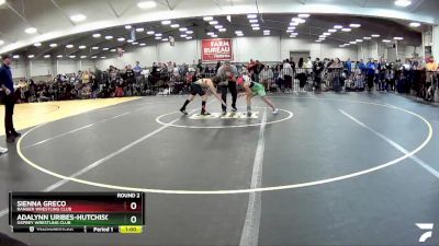 68-69 lbs Round 2 - Sienna Greco, Ranger Wrestling Club vs Adalynn Uribes-Hutchison, Osprey Wrestling Club