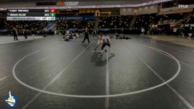 138 lbs 3rd Place Match - Jeran Gilge, Bondurant-Farrar vs Cody Trevino, Bettendorf