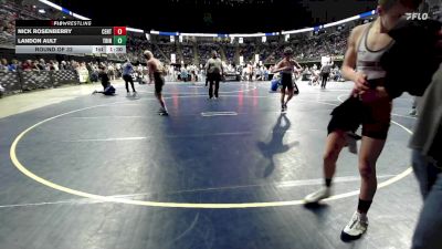 124 lbs Round Of 32 - Nick Rosenberry, Central Fulton vs Landon Ault, Trinity