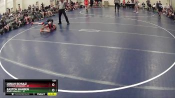 125 lbs Round 3 (6 Team) - Easton Hansen, North Dakota 1 vs Jonah Schulz, Wyoming Renegades