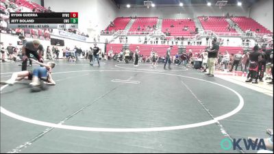 67 lbs Consolation - Rydin Guerra, Newcastle Youth Wrestling vs Jett Boland, Cowboy Wrestling Club