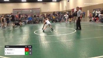 7th Place - Calvin Werden, 216 Wrestling (OH) vs Edward Goss, Center Grove WC (IN)