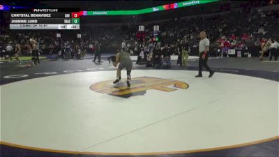 125 lbs Consi Of 16 #1 - Chrystal Benavidez, San Fernando (LA) vs Jasmine Lund, Tracy (SJ)