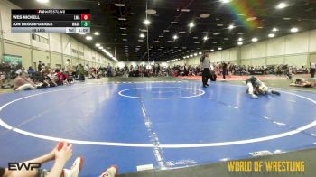 88 lbs 3rd Place - Wes Nickell, LWA 12U vs Jon Reggie-daigle, Washington 12U