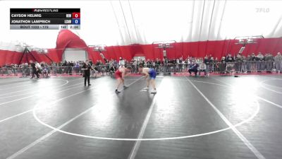 175 lbs Cons. Round 2 - Cayson Helwig, RT Elite Wrestling vs Jonathon Lamprich, La Crosse Area Wrestlers