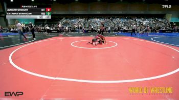 72 lbs Consi Of 8 #2 - Alysiah Grijalva, Hot Shots Wrestling vs Lilyanna Barragan, Predators Wrestling Club