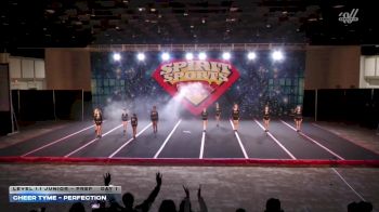 Cheer Tyme - Perfection [2026 L1.1 Junior - PREP Day 1] 2026 Spirit Sports Hershey Nationals