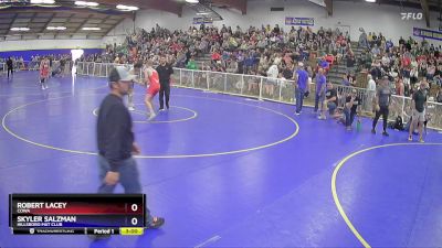 150 lbs Quarterfinal - Robert Lacey, COWA vs Skyler Salzman, Hillsboro Mat Club