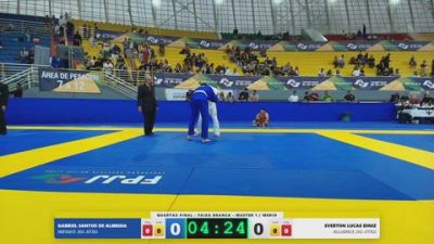 GABRIEL SANTOS DE ALMEIDA vs EVERTON LUCAS DINIZ 2026 FPJJ Campeonato Paulista