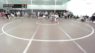 115 lbs Champ. Round 1 - Shiann Byrd, Grand View Wrestling Club vs Sophie Zaruba, Team Central Wrestling Club