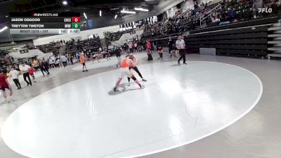 197 lbs Quarterfinal - Jason Osgood, Cowley College vs Treyton Tweton, Midland (Neb.)